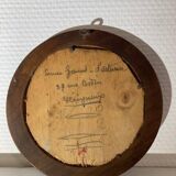 Oil on panel miniature sunflowers