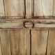 Oak door with clover-shaped oculus
