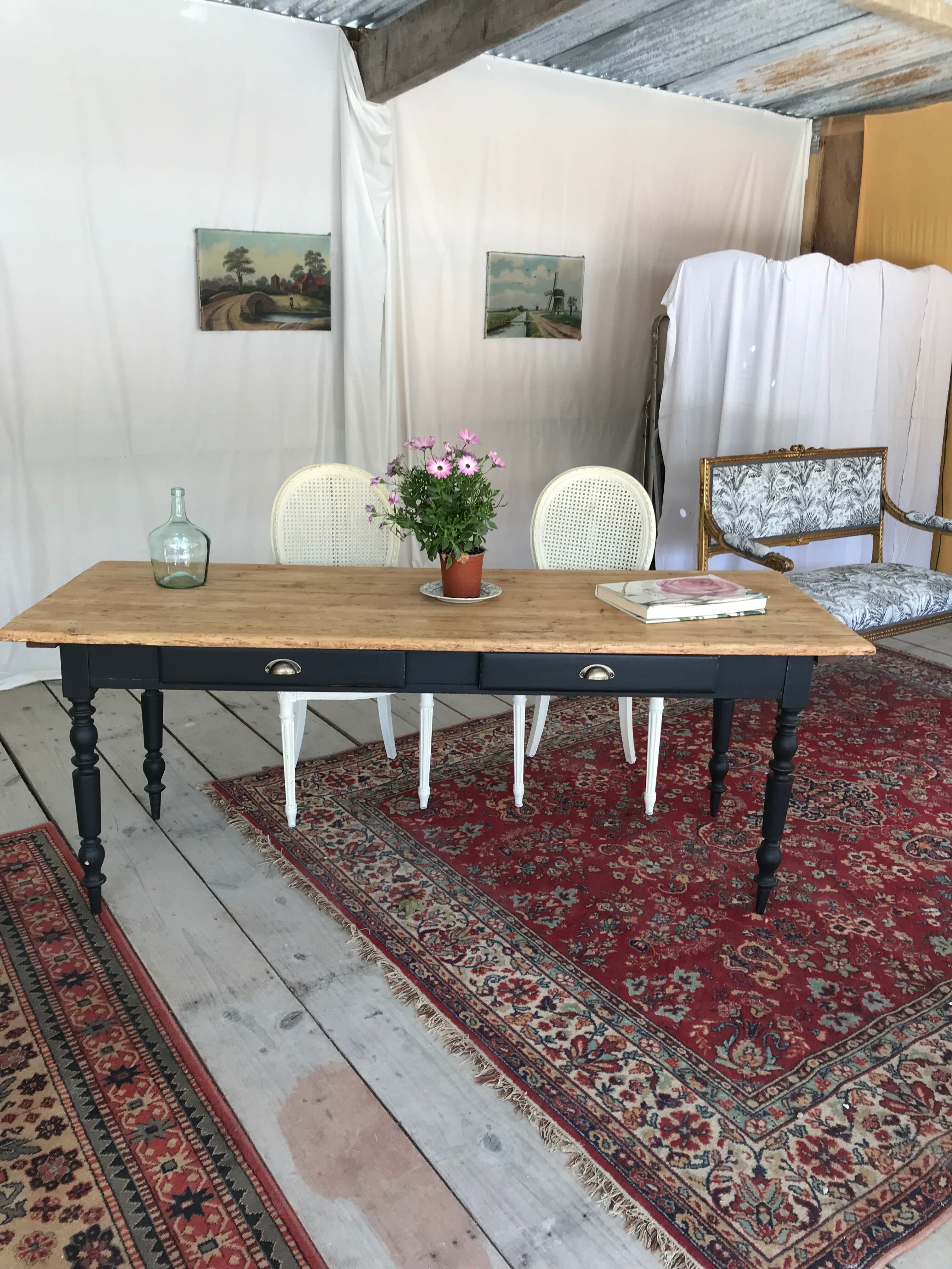 Table de ferme en sapin