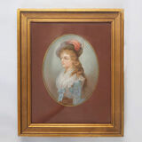 Portrait pastel 18ème siècle