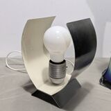 Table Lamp Space Age Design Vintage 70s Brushed Aluminium