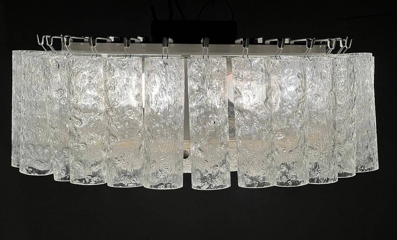 Mid-century ceiling lamp by Doria Leuchten, Germany, 1970s.