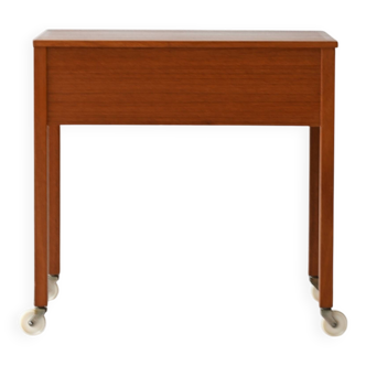 Scandinavian 1950s teak cabinet with compartments