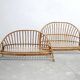 Vintage rattan basket bed 120cm x 190cm