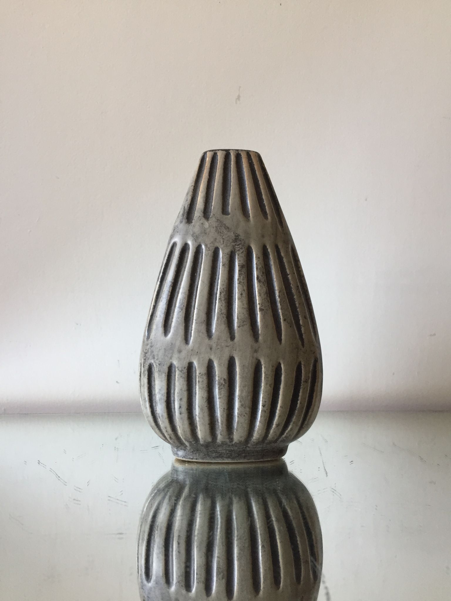 Vase danish midcentury in Stoneware