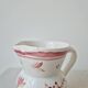 Petit pichet/vase vintage décor florale - Henriot Quimper