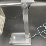 Vintage Pirouett France lamp, Art Deco, model patented in 1940, aluminum