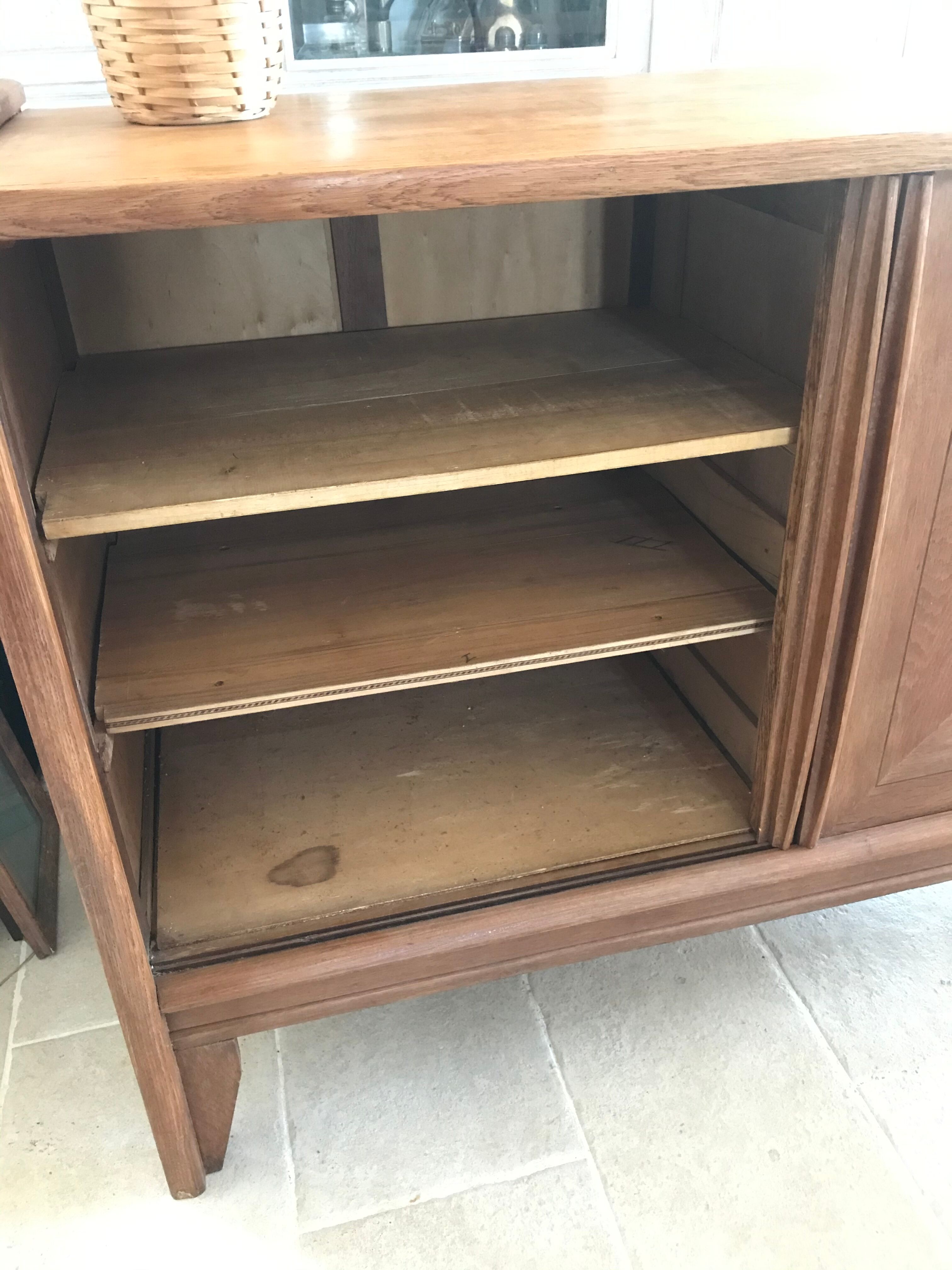 Massive teak sideboard