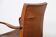 Vintage leather armchair of Danish design