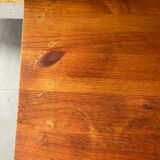 Rectangular wooden coffee table