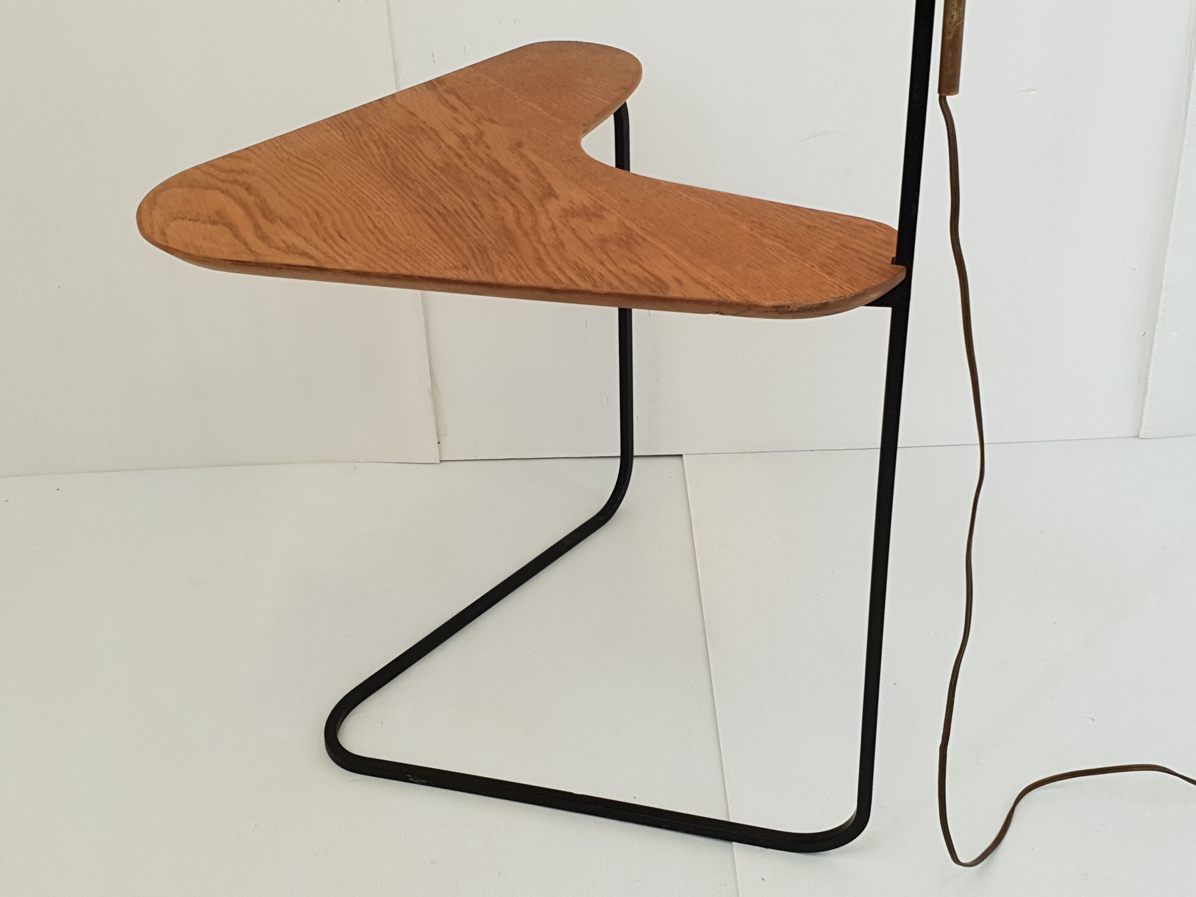 Vintage boomerang floor lamp 1950