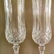 Set de 6 flûtes à champagne cristallin taillé