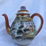 Porcelain teapot with Japanese decoration