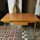 Table en formica avec rallonges