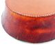 Vintage ceramic and leather ashtray from the 1950s