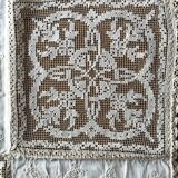 Former embroidered doily