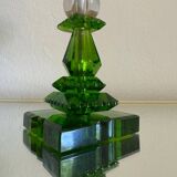 Art Deco Emerald Crystal Lamp