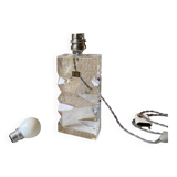 Vintage Sèvres crystal lamp base, Bauhaus/Art Deco design