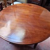 Round mahogany table - Early 20th century