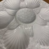 4 Longchamp oyster plates