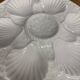 4 Longchamp oyster plates