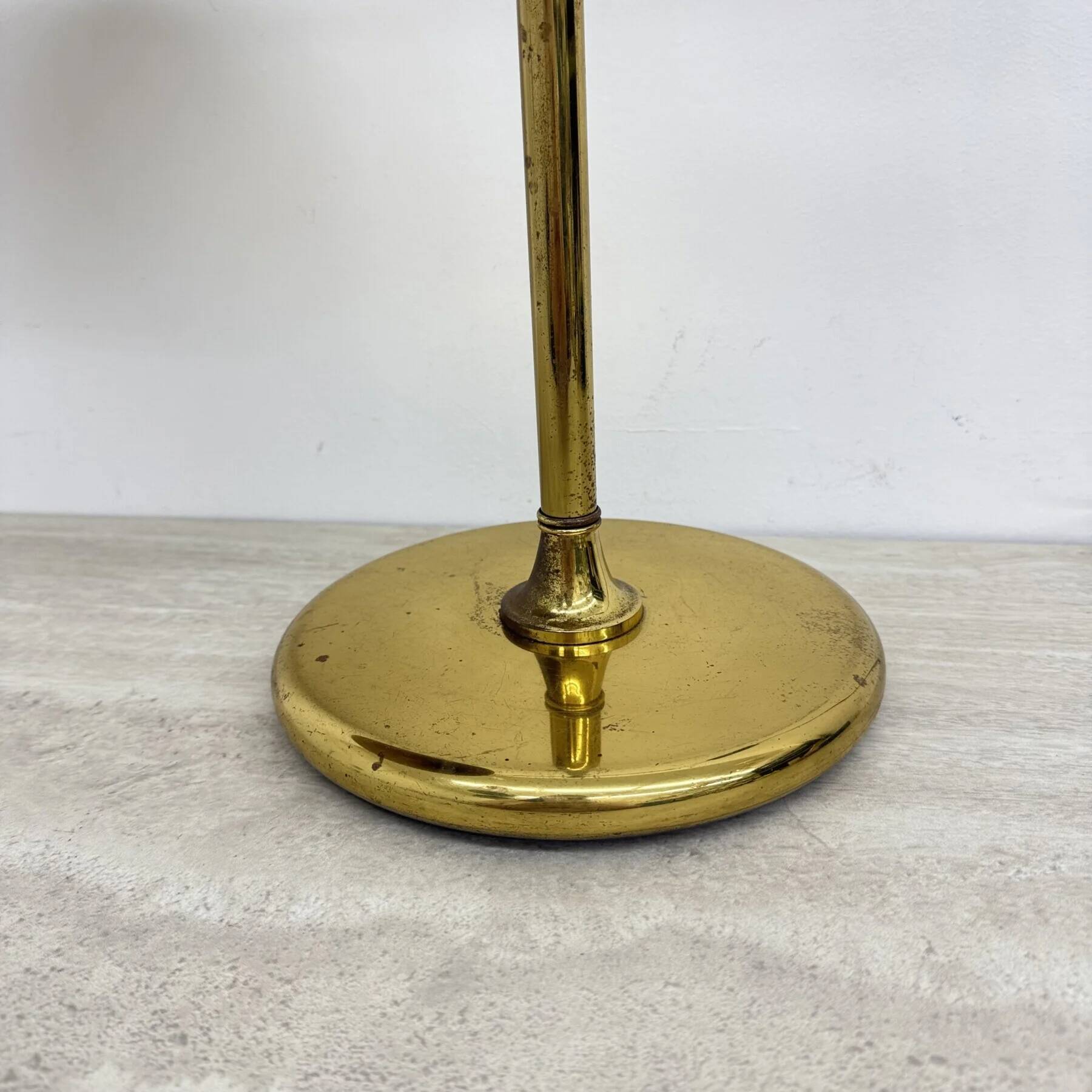 Mid-century adjustable brass desk lamp, 1970s