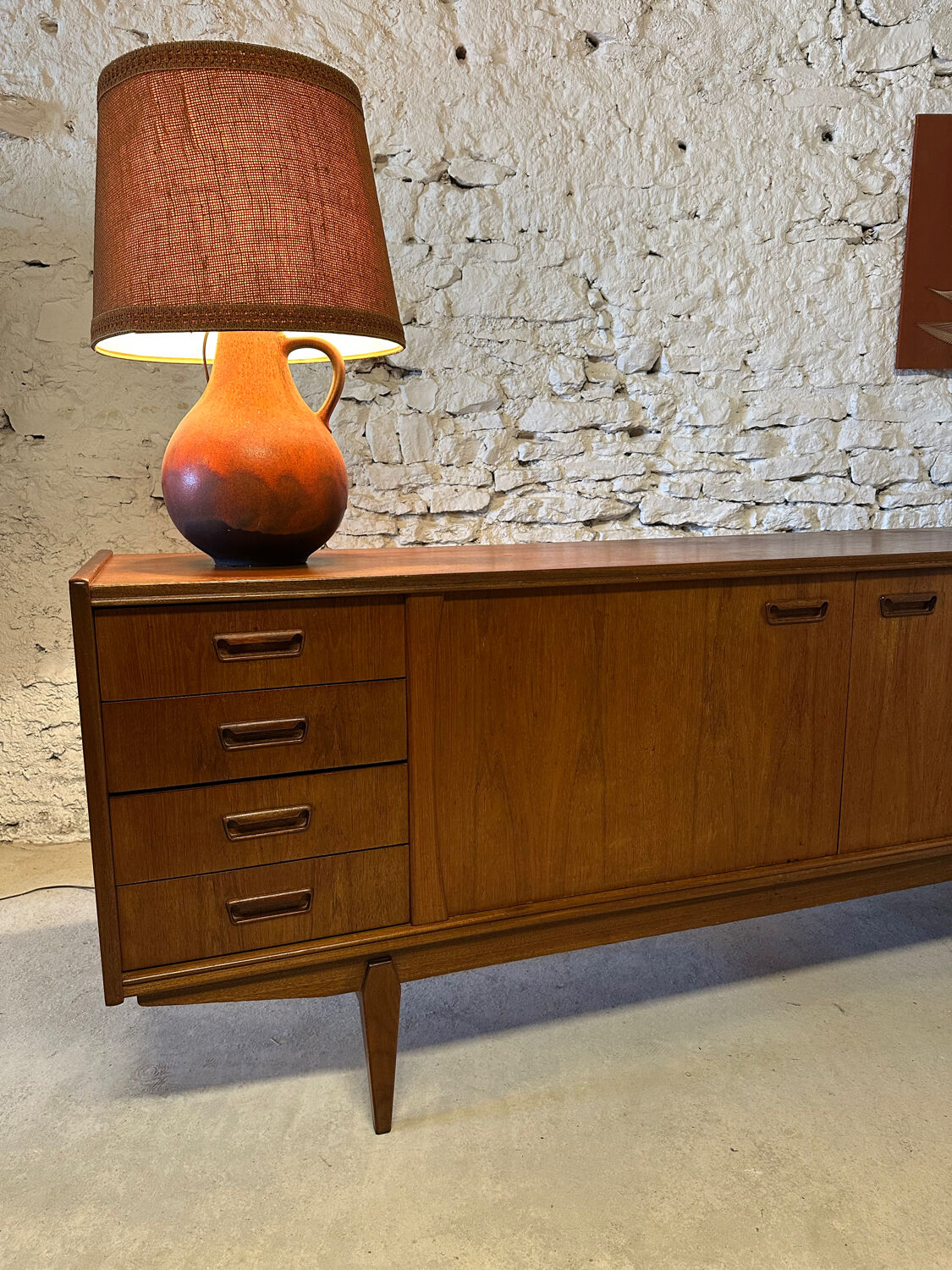 Enfilade UNIFA in teak - Scandinavian 1960