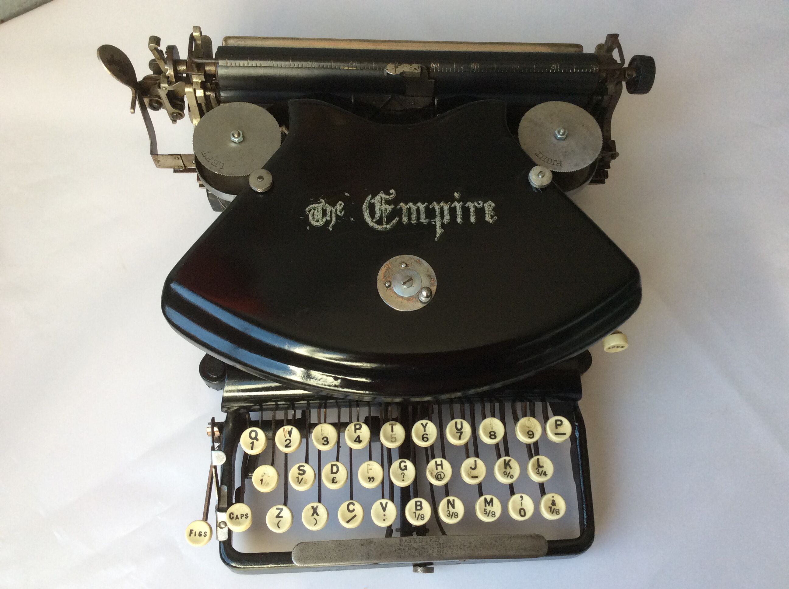 Old typewriter Empire 1892