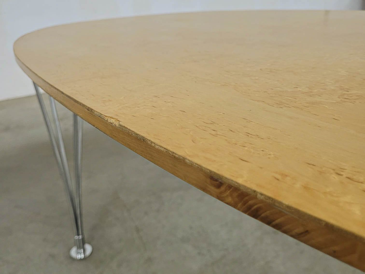 Superellipse table by Bruno Mathsson and Piet Hein for Fritz Hansen