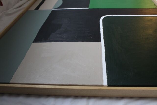 Abstrait géométrique vert no2