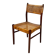 Danish teak and papercord side chair, 1960s