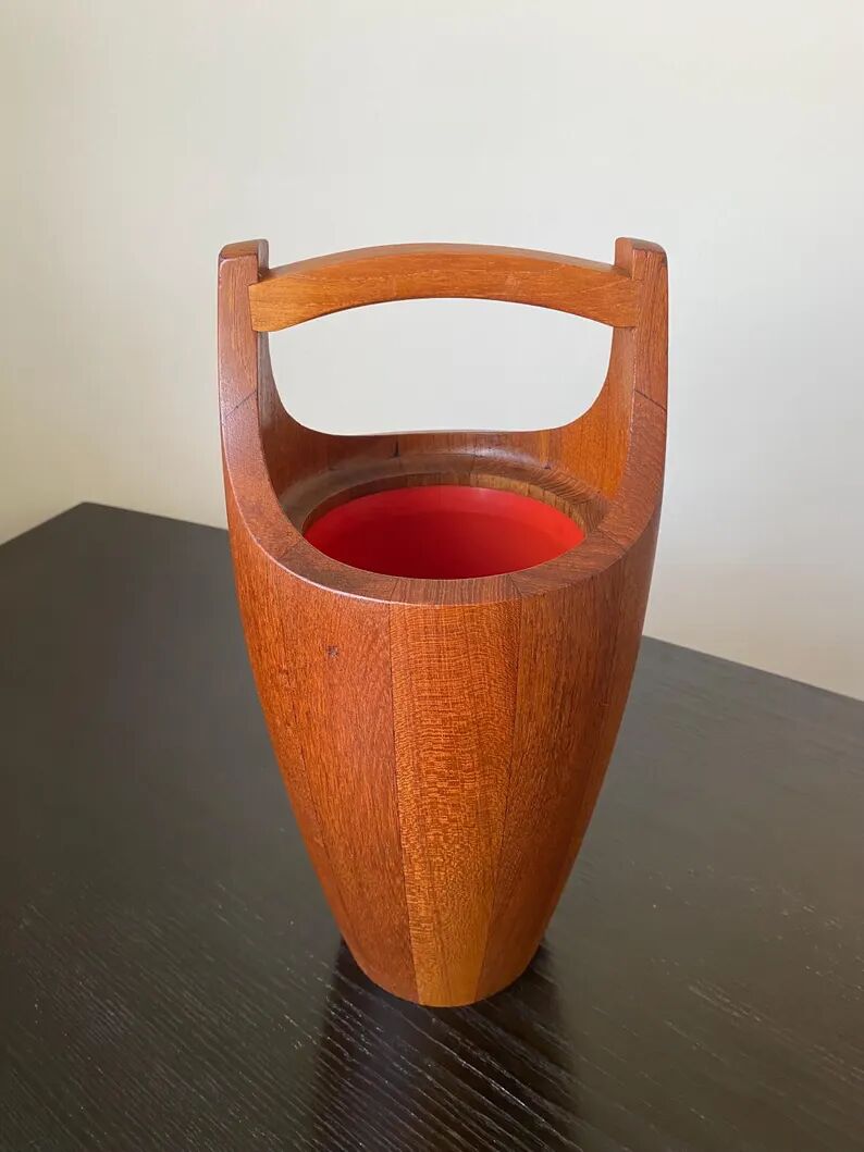 Teak ice bucket by Jens Harald Quistgaard, Denmark 1950s
