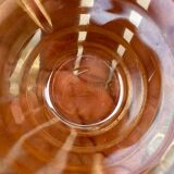 6 tasses à café en verre ambré 1970 italiennes