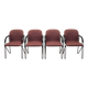 Set of four chairs, Italian design, 1980s, production: Italy