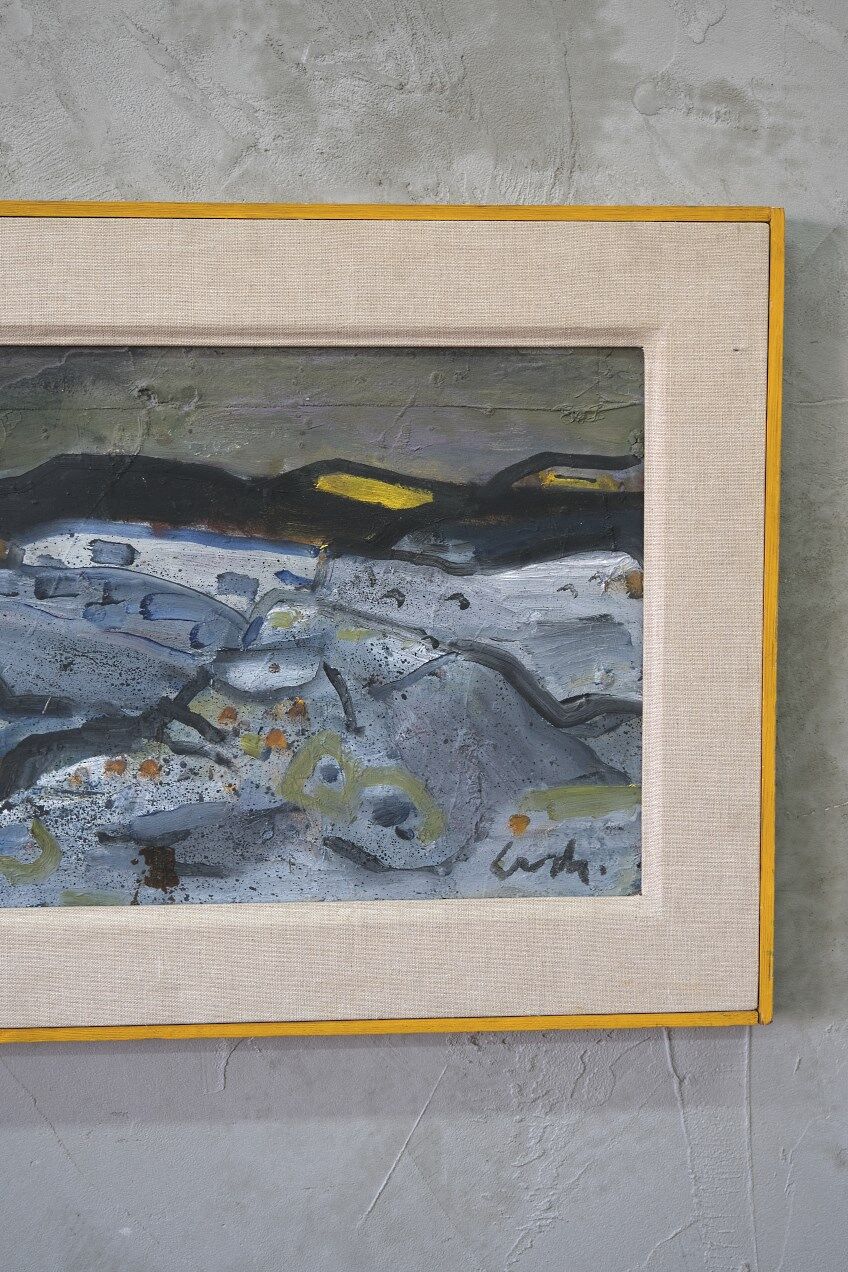 Gerhard Lundberg (1905-1980), Swedish Modern Painting, 1972, Oil on Panel, Framed
