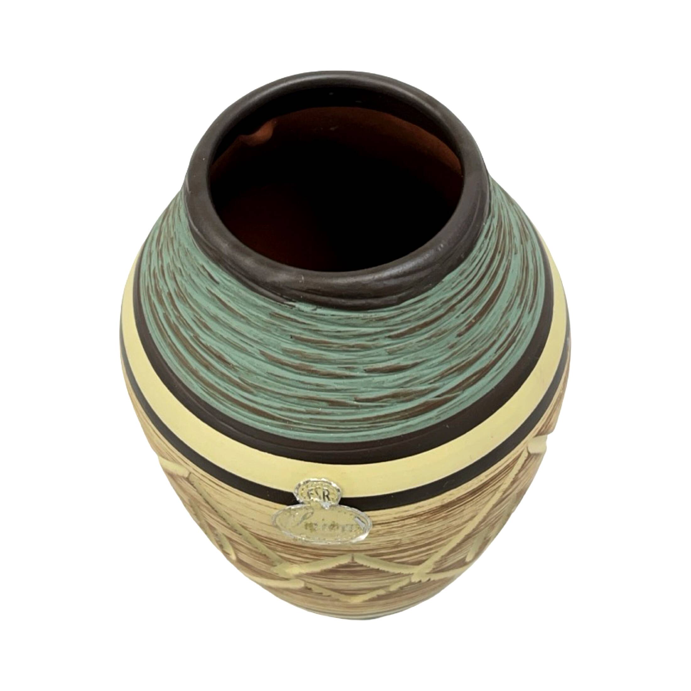 ESR Sawa 256-15 Mid-Century Modern Collector's Vase, Germany 1960s