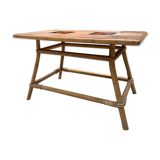 Rattan coffee table