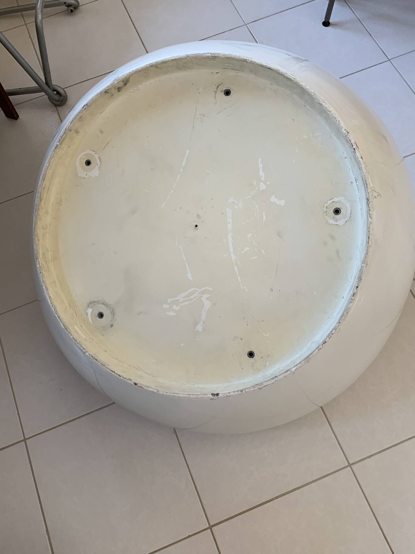 Egg Pod Ball Chair Space Age in fibreglass – 1960s/70s