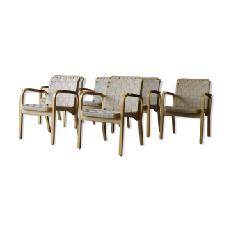 Model 45 armchairs by Alvar Aalto for Artek