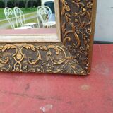 Wood and Gilded Stuk Mirror, early 20th century
