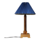 Art deco lamp in turned wood 1930