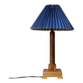 Art deco lamp in turned wood 1930