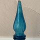 Vintage Empoli Glass Decanter with Stopper, Italy, 1960s