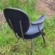 Fauteuil de coiffeur métal et skaï années 60