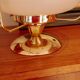 Vintage ceiling light Steinhauer with opal glass