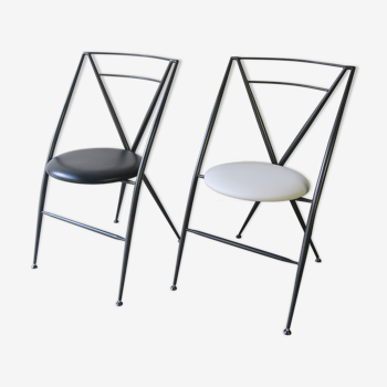 Pair of Cinderella chairs by Hiroyuki - Agnes Yamako