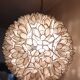 Capiz mother-of-pearl chandelier for Rausch, 1960s