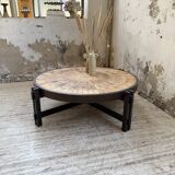 Table basse Herbier ronde Roger Capron