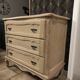 Sandblasted chest of drawers
