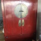 Red chinese cupboard